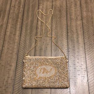 Beautiful Beaded I Do Shoulder Bag Bride by Versona NWOT BLING wedding party